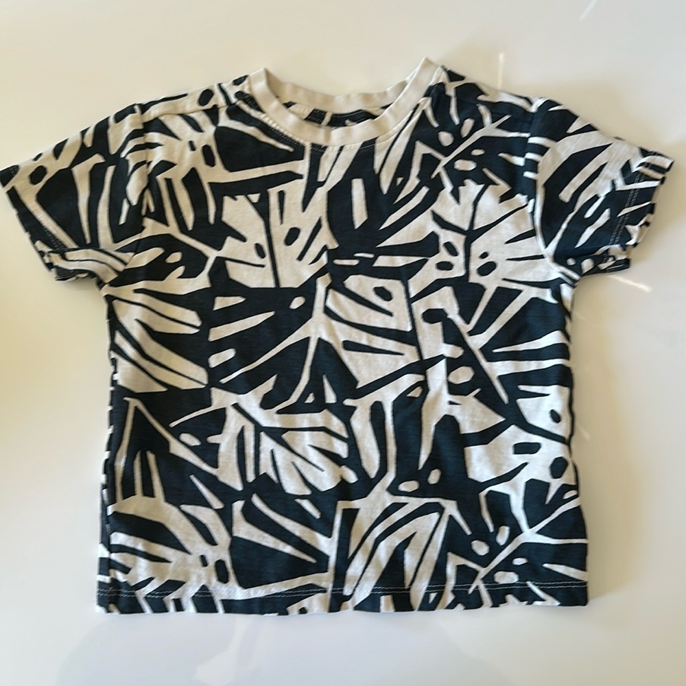 Zara 2-3 black and tan shirt
